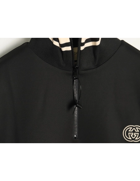Gucci interlocking double G half zip jacket,Gucci Jacket,Jacket,APPAREL