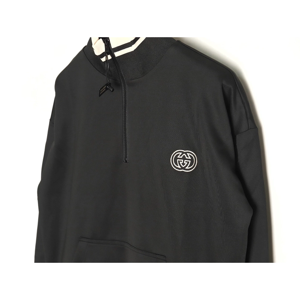 Gucci interlocking double G half zip jacket,Gucci Jacket,Jacket,APPAREL