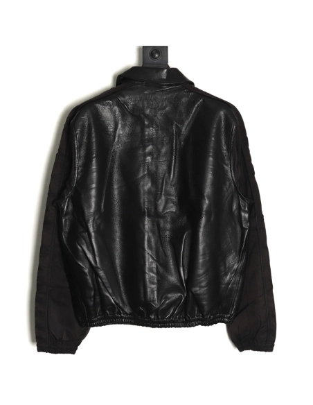 Louis Vuitton laser hollowed out stitching leather jacket,Louis Vuitton Jacket,Jacket,APPAREL