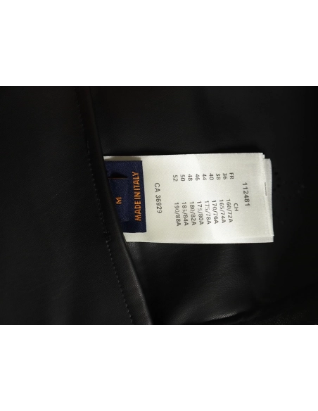 Louis Vuitton laser hollowed out stitching leather jacket,Louis Vuitton Jacket,Jacket,APPAREL