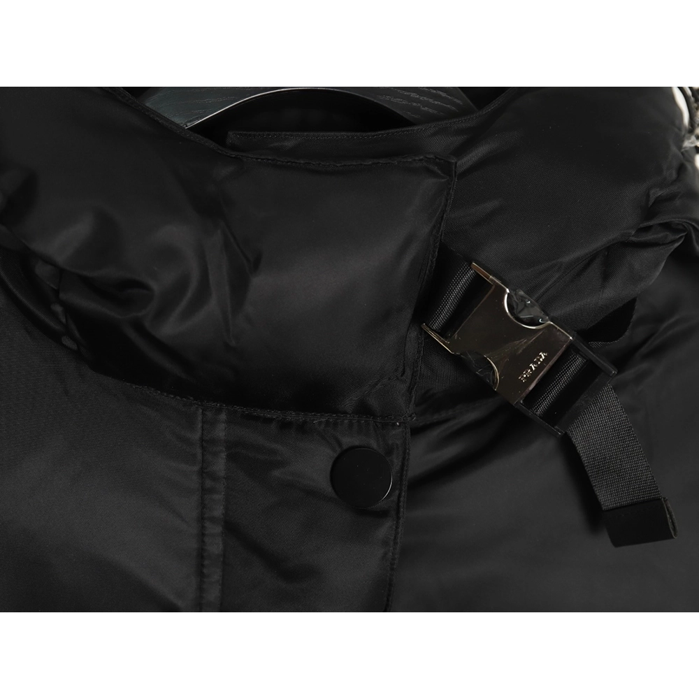 Prada waterproof waisted regenerated nylon down jacket,Prada Jacket,Jacket,APPAREL
