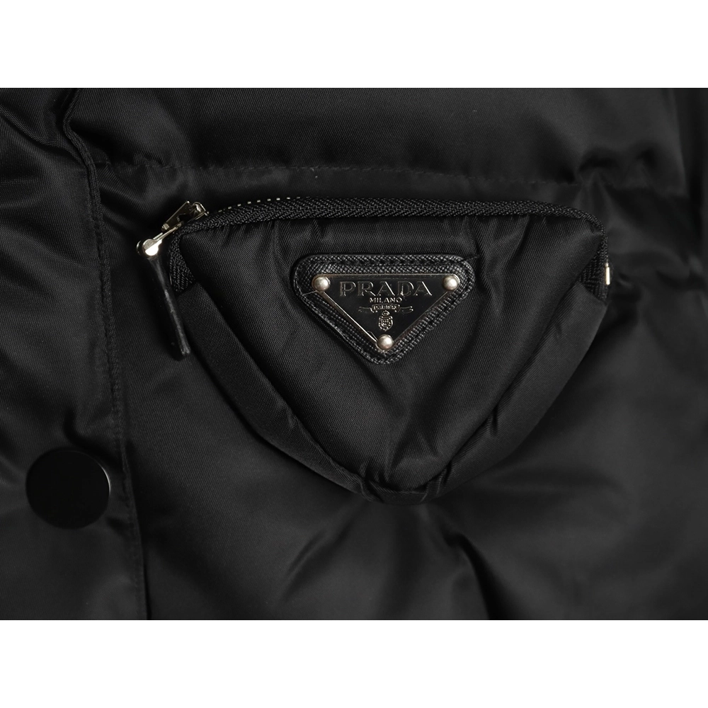 Prada waterproof waisted regenerated nylon down jacket,Prada Jacket,Jacket,APPAREL