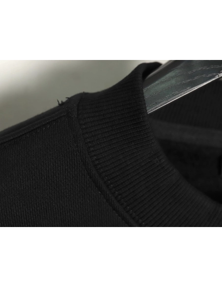 We11 done chest W printed velvet round neck sweatshirt,We11done Sweatshirt,Low Price High quality,legit seller
