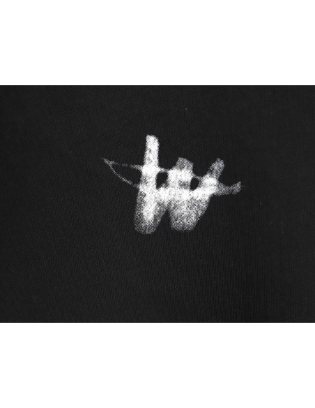 We11 done chest W printed velvet round neck sweatshirt,We11done Sweatshirt,Low Price High quality,legit seller