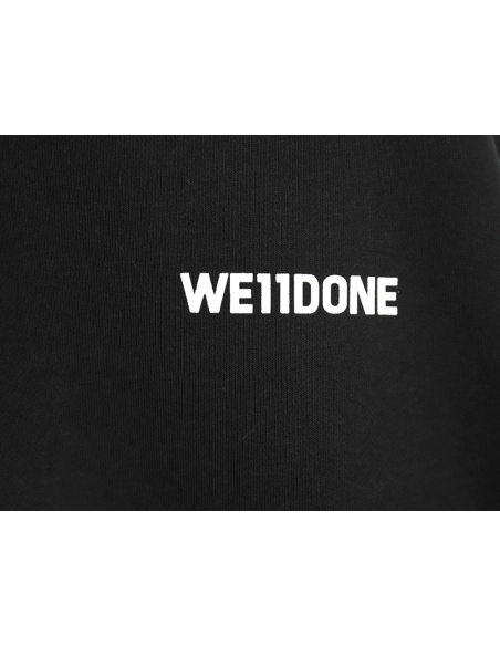We11 done Back Logo Crewneck Fleece Sweatshirt,We11done Sweatshirt,Low Price High quality,legit seller
