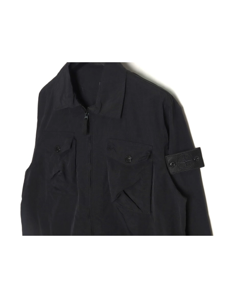 Stone Islands Arm Badge MultiPocket ZipUp Jacket,Stone Island Jacket,Jacket,APPAREL