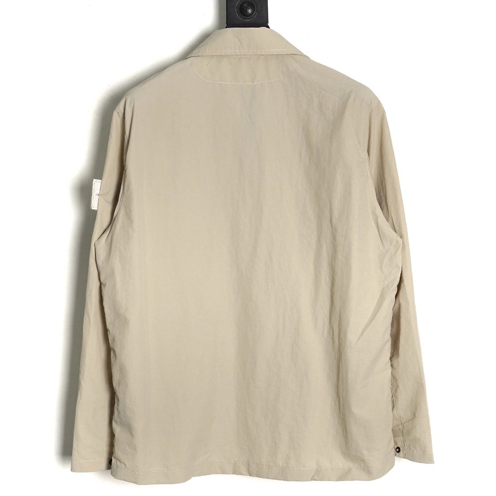 Stone Islands Arm Badge MultiPocket ZipUp Jacket,Stone Island Jacket,Jacket,APPAREL