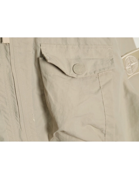 Stone Islands Arm Badge MultiPocket ZipUp Jacket,Stone Island Jacket,Jacket,APPAREL