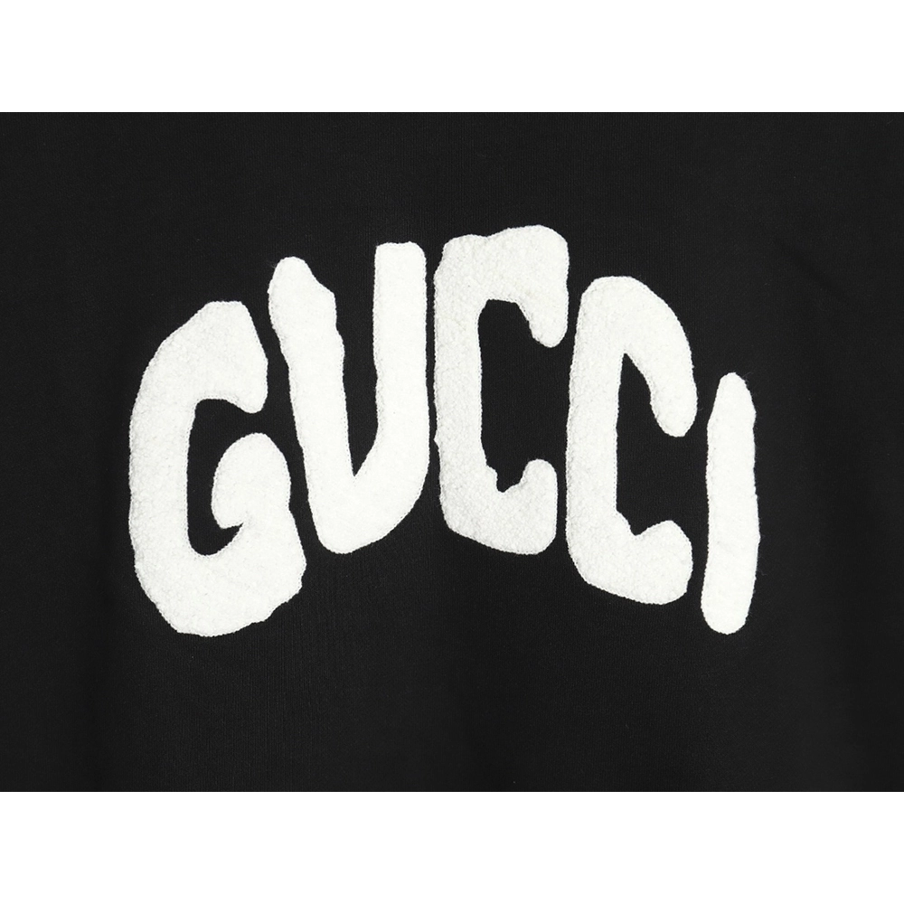 Gucci Towel Embroidery Lettering Crew Neck Sweatshirt,Gucci Sweatshirt,Low Price High quality,legit seller