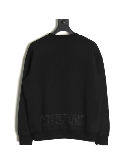 Givenchy embroidered logo crewneck sweatshirt,Givenchy Sweatshirt,Low Price High quality,legit seller