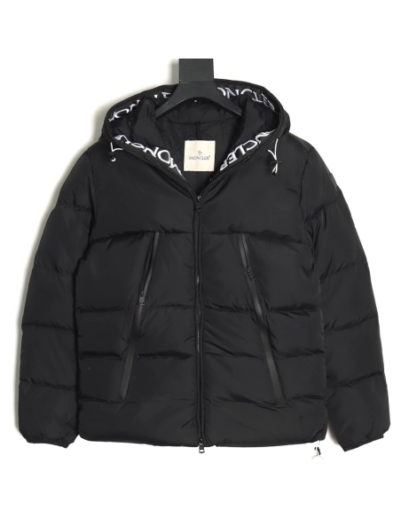 Moncler Letter Embroidered Down Jacket,Moncler Jacket,Jacket,APPAREL