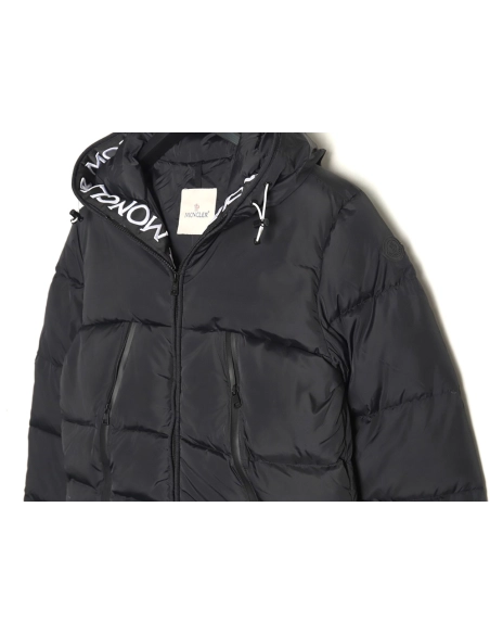 Moncler Letter Embroidered Down Jacket,Moncler Jacket,Jacket,APPAREL