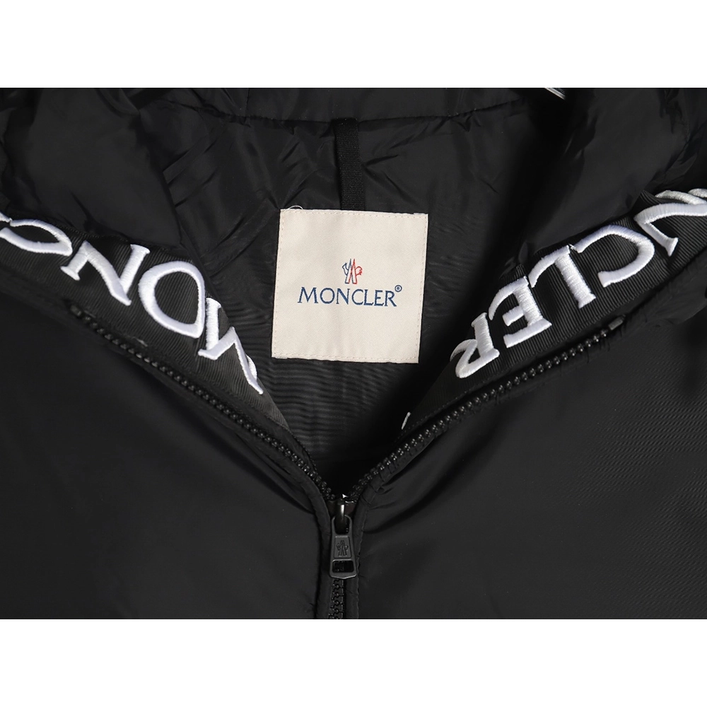 Moncler Letter Embroidered Down Jacket,Moncler Jacket,Jacket,APPAREL