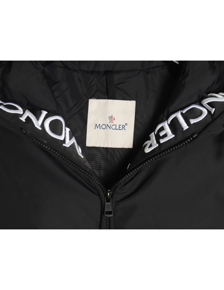 Moncler Letter Embroidered Down Jacket,Moncler Jacket,Jacket,APPAREL
