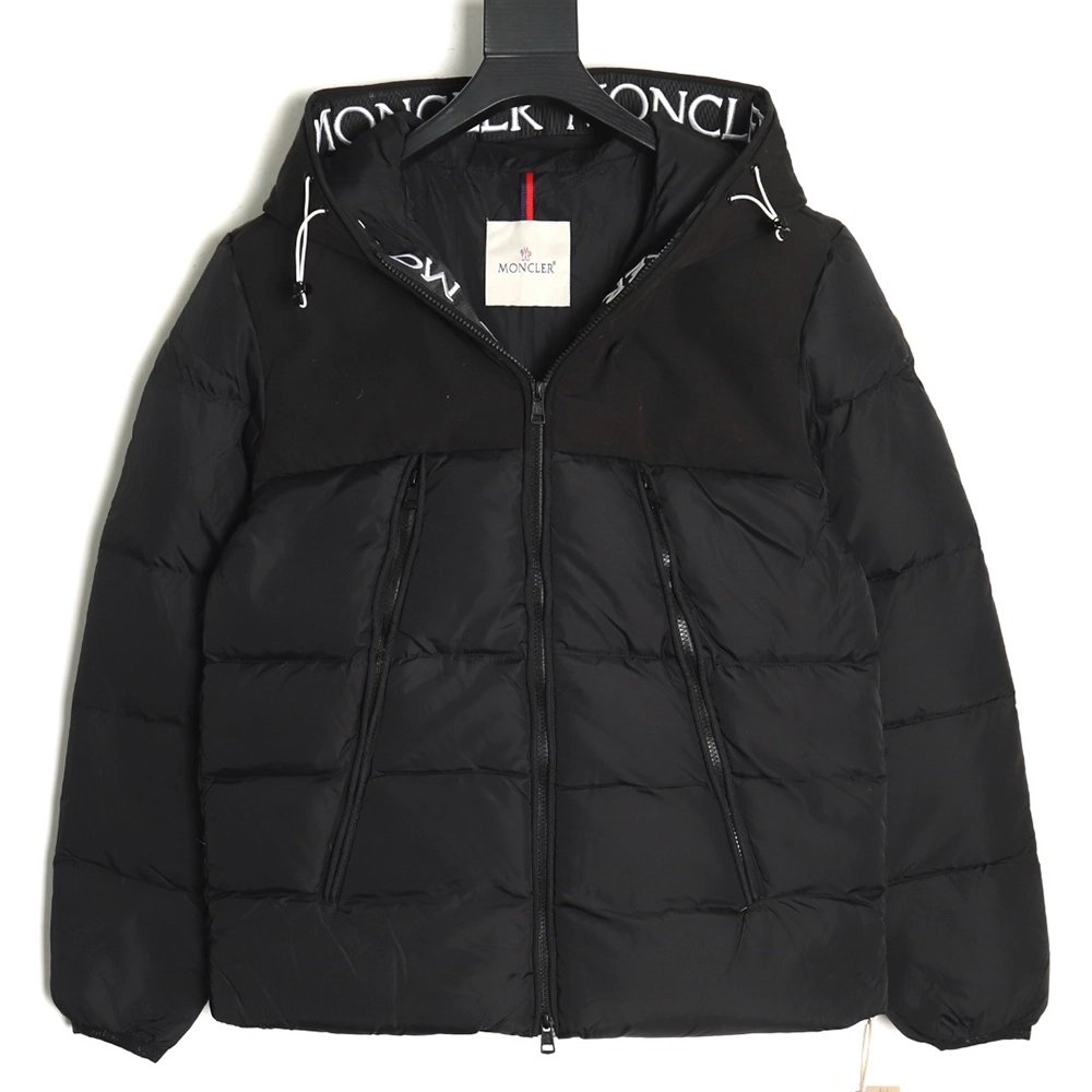 Moncler Letter Embroidered Down Jacket,Moncler Jacket,Jacket,APPAREL
