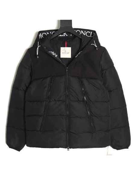 Moncler Letter Embroidered Down Jacket,Moncler Jacket,Jacket,APPAREL