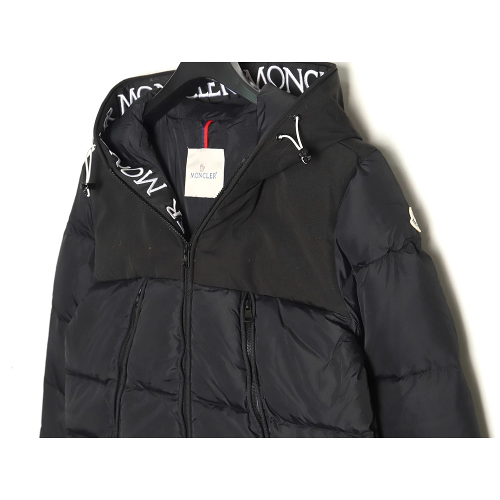 Moncler Letter Embroidered Down Jacket,Moncler Jacket,Jacket,APPAREL