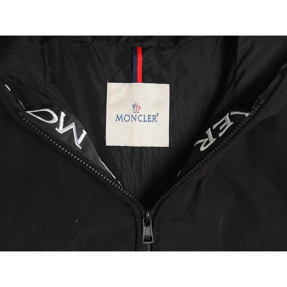Moncler Letter Embroidered Down Jacket,Moncler Jacket,Jacket,APPAREL