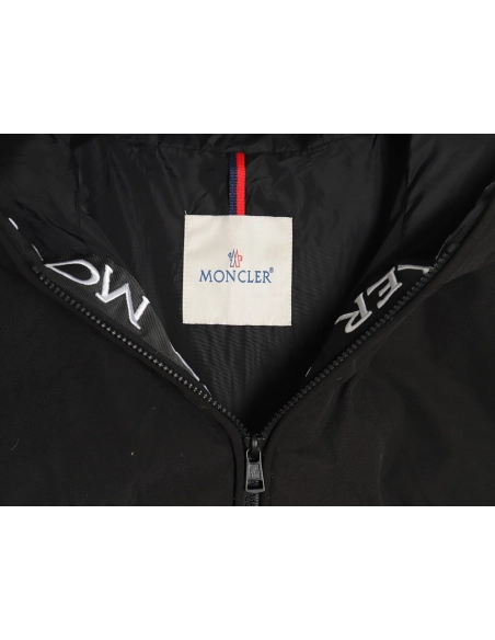 Moncler Letter Embroidered Down Jacket,Moncler Jacket,Jacket,APPAREL