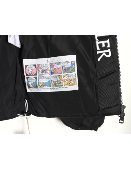 Moncler Letter Embroidered Down Jacket,Moncler Jacket,Jacket,APPAREL