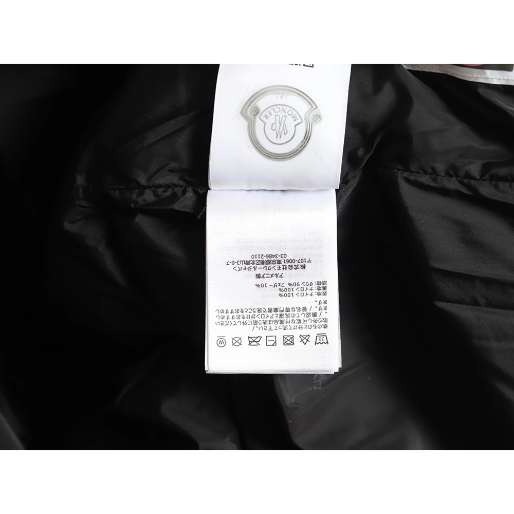 Moncler Letter Embroidered Down Jacket,Moncler Jacket,Jacket,APPAREL