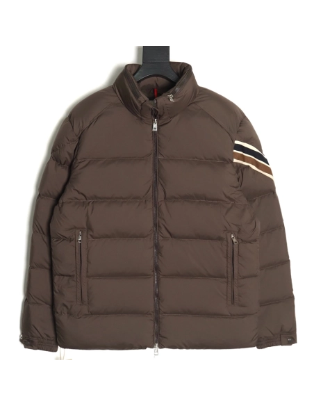 Moncler tricolor trim down jacket,Moncler Jacket,Jacket,APPAREL
