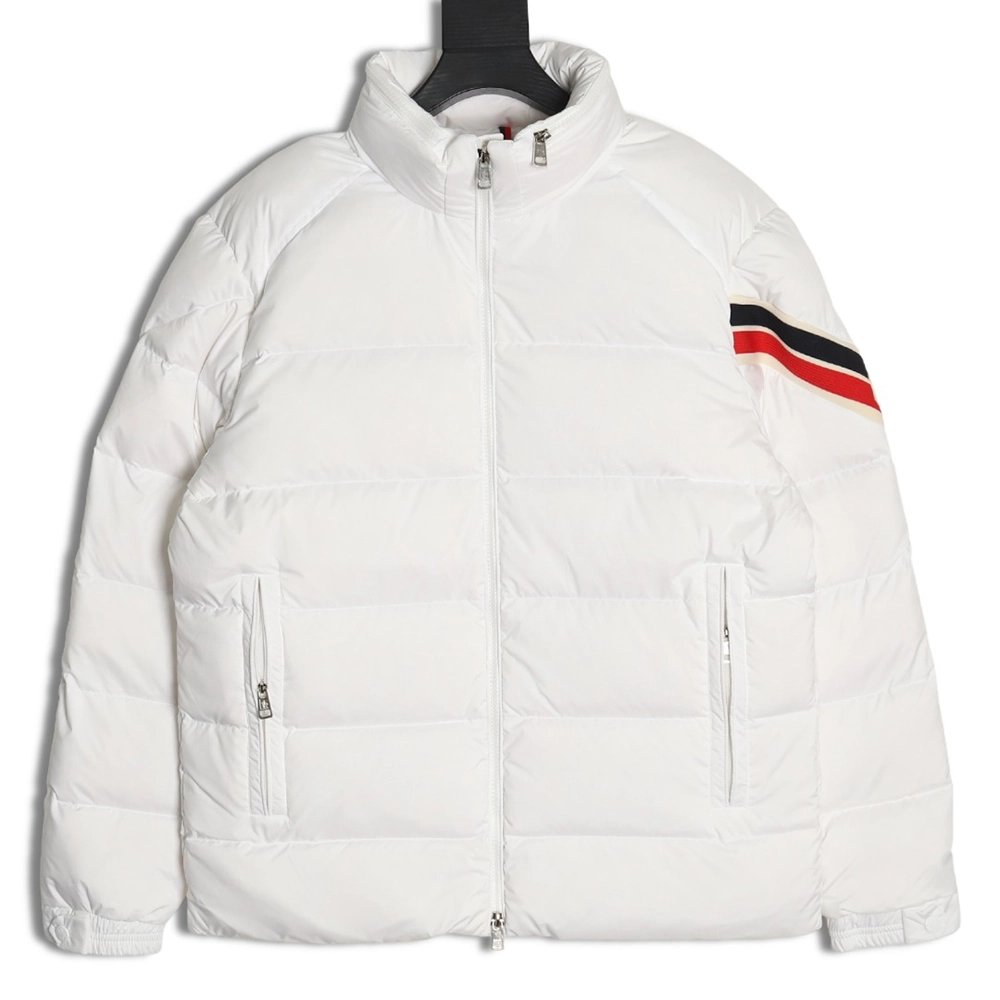Moncler tricolor trim down jacket,Moncler Jacket,Jacket,APPAREL