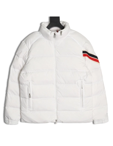 Moncler tricolor trim down jacket,Moncler Jacket,Jacket,APPAREL