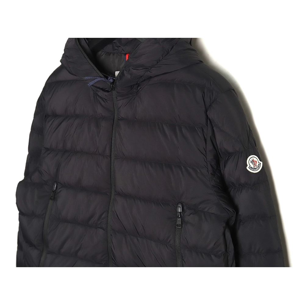 Moncler Chambeyron arm logo hooded down jacket,Moncler Jacket,Jacket,APPAREL