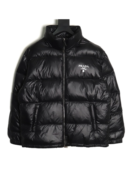 Prada glossy printed bread down jacket,Prada Jacket,Jacket,APPAREL
