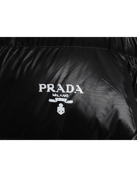 Prada glossy printed bread down jacket,Prada Jacket,Jacket,APPAREL