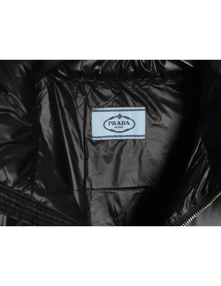 Prada glossy printed bread down jacket,Prada Jacket,Jacket,APPAREL