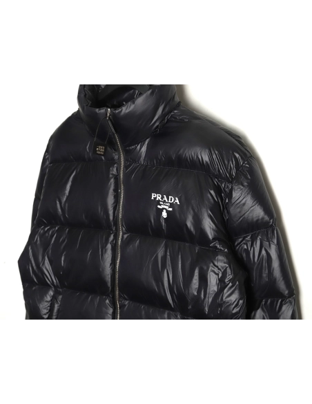 Prada glossy printed bread down jacket,Prada Jacket,Jacket,APPAREL