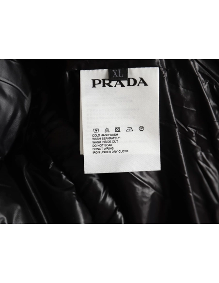 Prada glossy printed bread down jacket,Prada Jacket,Jacket,APPAREL