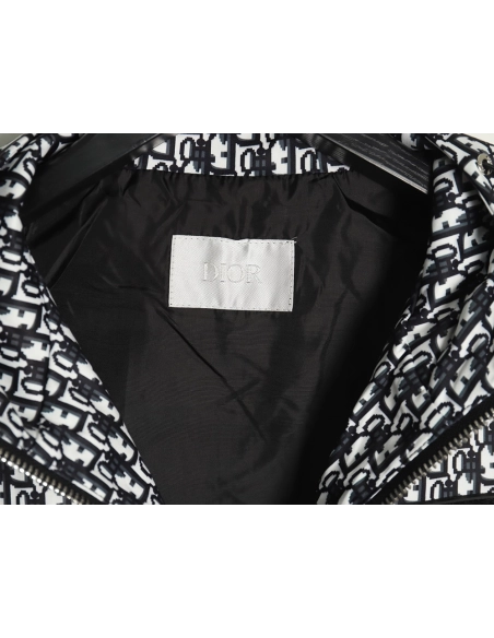 Dior all over print presbyopia hooded jacket,Dior Hoodie,Hoodie,APPAREL