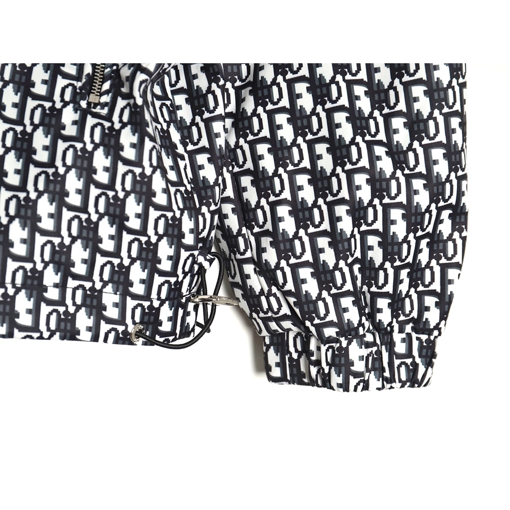 Dior all over print presbyopia hooded jacket,Dior Hoodie,Hoodie,APPAREL