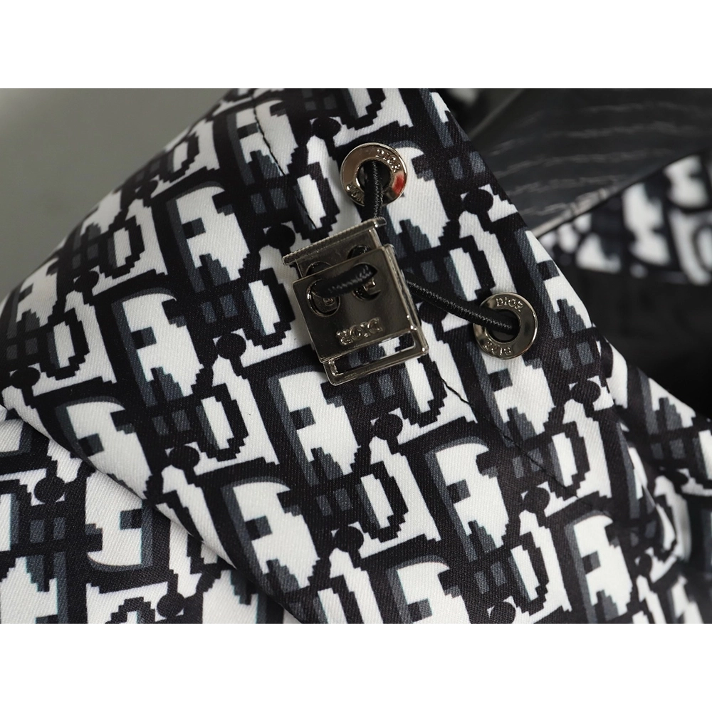 Dior all over print presbyopia hooded jacket,Dior Hoodie,Hoodie,APPAREL