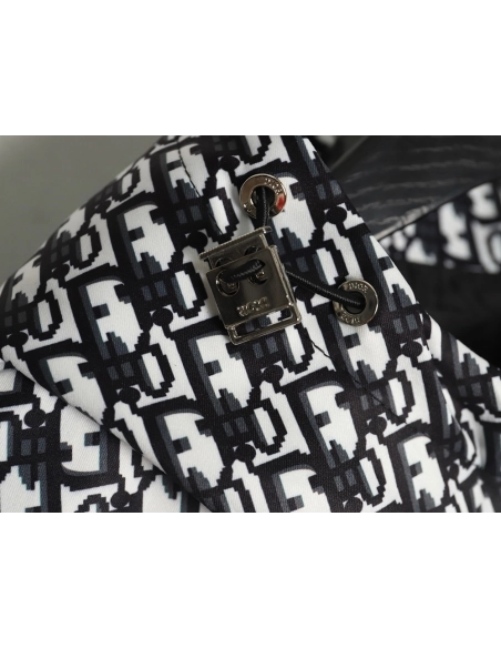 Dior all over print presbyopia hooded jacket,Dior Hoodie,Hoodie,APPAREL