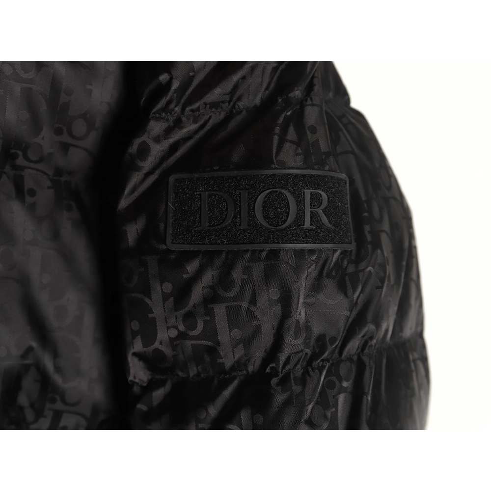 Dior full print dark pattern old flower down jacket,Dior Jacket,Jacket,APPAREL