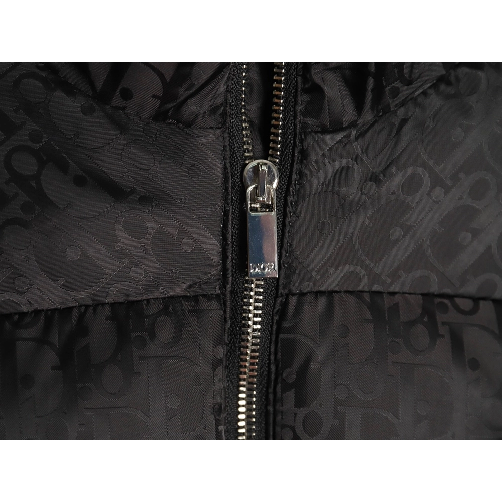 Dior full print dark pattern old flower down jacket,Dior Jacket,Jacket,APPAREL