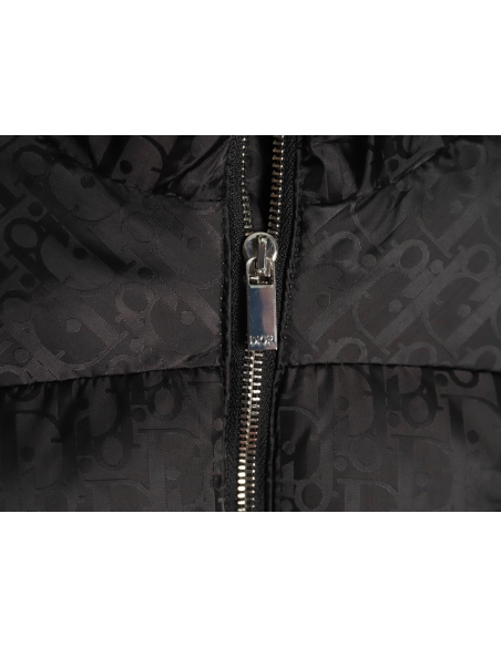 Dior full print dark pattern old flower down jacket,Dior Jacket,Jacket,APPAREL