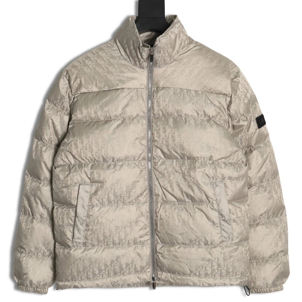 Dior full print dark pattern old flower down jacket,Dior Jacket,Jacket,APPAREL