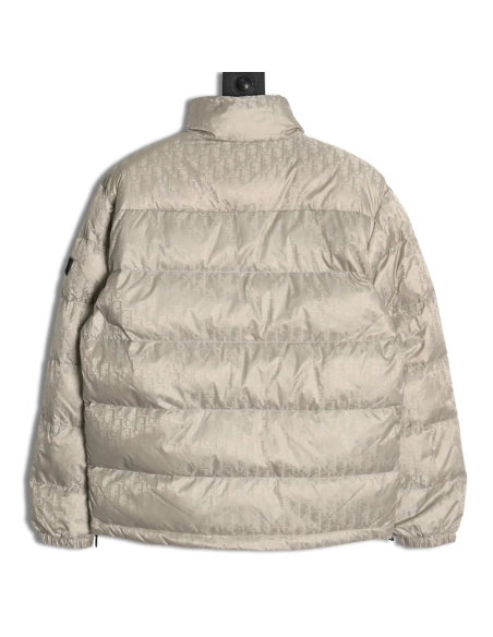 Dior full print dark pattern old flower down jacket,Dior Jacket,Jacket,APPAREL