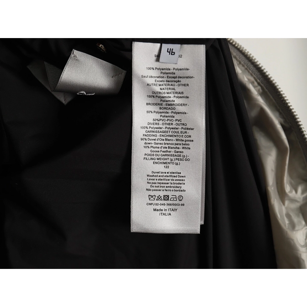 Dior full print dark pattern old flower down jacket,Dior Jacket,Jacket,APPAREL