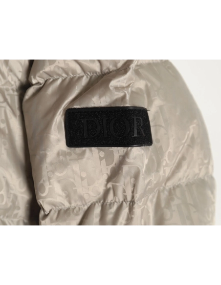 Dior full print dark pattern old flower down jacket,Dior Jacket,Jacket,APPAREL