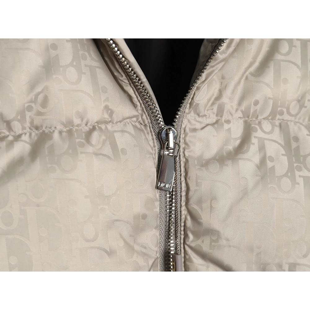 Dior full print dark pattern old flower down jacket,Dior Jacket,Jacket,APPAREL