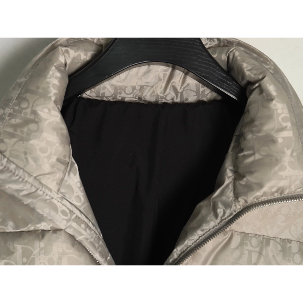 Dior full print dark pattern old flower down jacket,Dior Jacket,Jacket,APPAREL