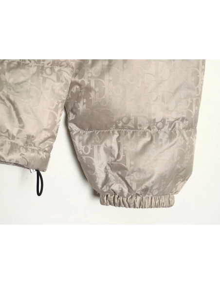 Dior full print dark pattern old flower down jacket,Dior Jacket,Jacket,APPAREL