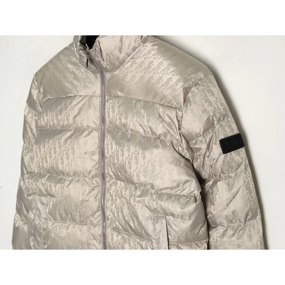 Dior full print dark pattern old flower down jacket,Dior Jacket,Jacket,APPAREL