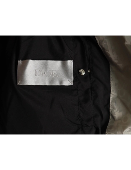 Dior full print dark pattern old flower down jacket,Dior Jacket,Jacket,APPAREL